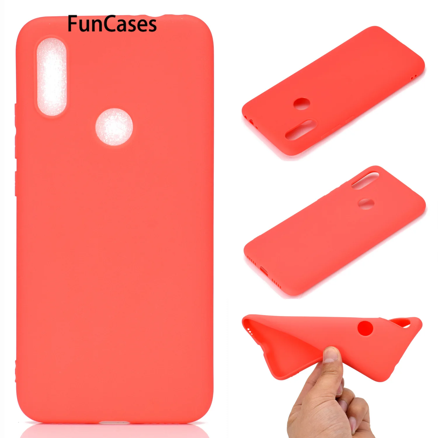 Cellphone Covers For funda Redmi Note 6 Plain Soft TPU Shell sFor Xiaomi Redmi estuche Note 6 Pro 7 7A 4 5 5A Phone Casa