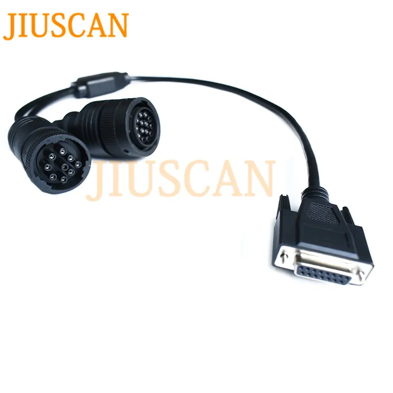 JIUSCAN9 pin+ 14 pin Соединительный кабель для ET 3 Связь comm 3 Экскаватор диагностический адаптер