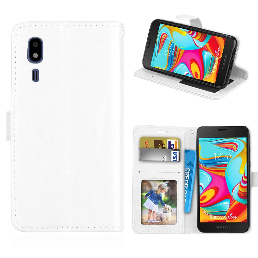Для samsung Galaxy A10 A20 A30 A20E A40 A50 A60 A70 A8S Чехол Флип Магнитный кожаный чехол для M10 M20 M30 S10 Plus SE J2 J4 ядро - Цвет: White