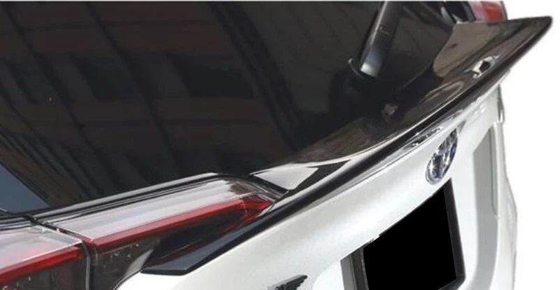 Автомобильный-Стайлинг для Toyota C-HR ARS стиль карбоновое волокно задний Багажник крыло глянцевая отделка задние ворота спойлер волокна разветвитель губ Тюнинг Комплект