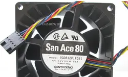 Бесплатная доставка San Ace 80 9G0812P1F031 12V 0.58A 8038 8 см 80*80*38 мм сервер вентилятор один год гарантии