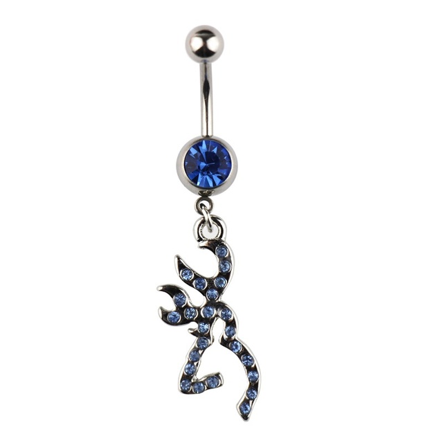 Sexy Navel Piercing Belly Ring Belly Button Rings Barbell Bar Zircon Dangling Ombligo Party Round for Woman Body Jewelry 14g