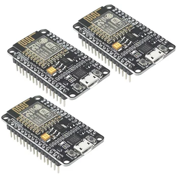 

3Pcs ESP8266 NodeMCU CP2102 ESP-12E WiFi Internet Development Board Wireless Module Compatible with Arduino IDE