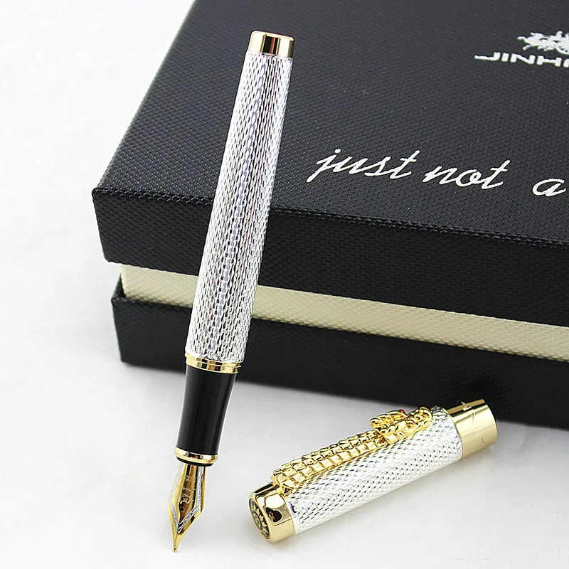 Luxury Eastern Dragon Design Fountain Pen Jinhao 1200 Brand Business Office Gift Ink Pens School Writing Stationery Supplies | Канцтовары