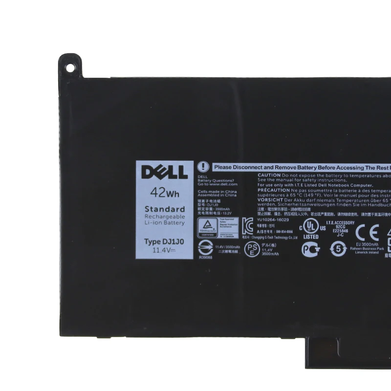 Сменный аккумулятор для ноутбука Dell Latitude 12 7000 7280 7380 7480 серии Tablet PC PGFX4 ONFOH DJ1JO DJ1J0