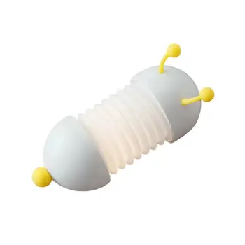 

Magnetic Suction Caterpillar LED Night Light Folding Led Lamp Cartoon Home Decoration For Children Kids Baby Toy Gifts Lighting