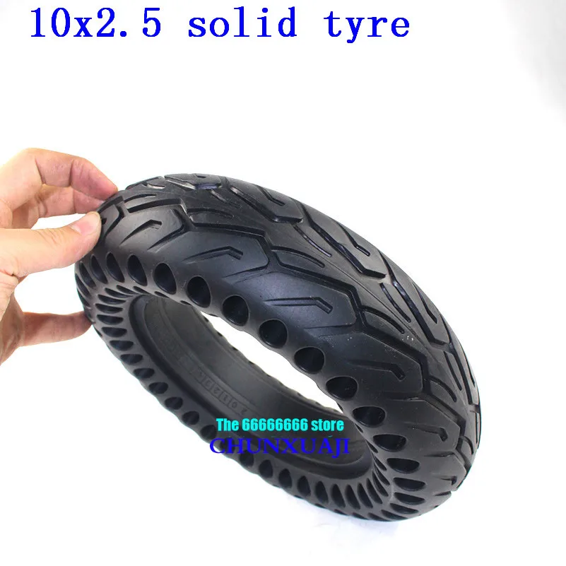 

10 inch10x2.50 10x2.25 honeycomb solid tyres fits Electric Scooter Balance Drive Bicycle Tyre 10x2.5 Non-inflatable Tyre