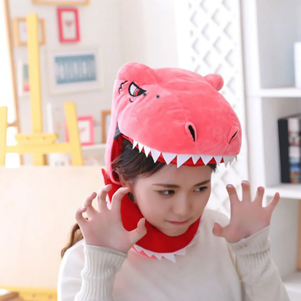 

Plush Toys Faux Fur Animals Antelope Bull Head Rat Critter Hat Cap Soft Warm Winter Headwear Fun Cute Beanie Hat Fleece Lining