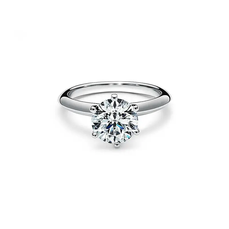 SHINETUNG TIFF S925 Серебряный Модный шесть крапанов широкое кольцо для женщин изысканные высококачественные ювелирные изделия