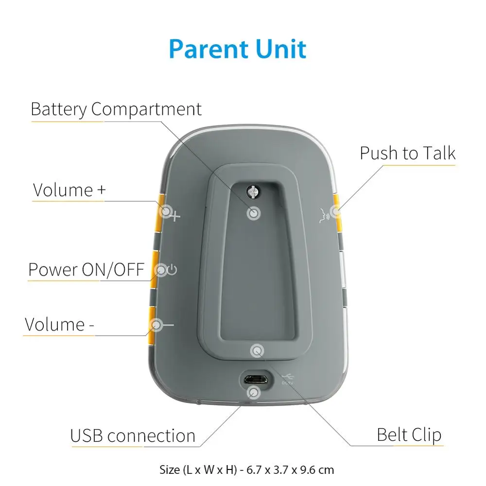 timeflys audio baby monitor