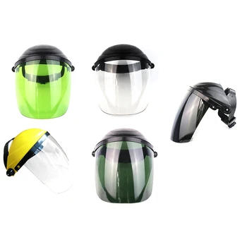 

Safety Face Shield Clear Visor Full Cover Eye Protection Grinding Welding Face Cover Supply Practical New