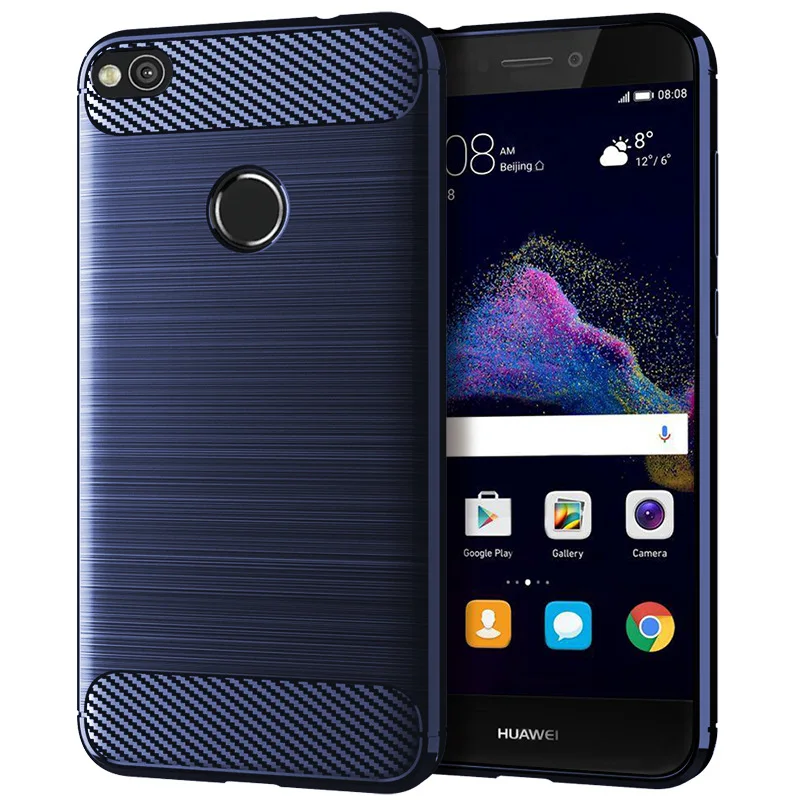 Для huawei Nova Lite чехол из мягкого углеродного волокна чехол для телефона для Nova Lite 5,2 дюймов противоударный полный защитный силиконовый бампер