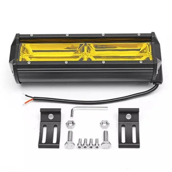 

SUV LED Work Light Truck Off-Road Universal Shockproof 144W Bar Yellow