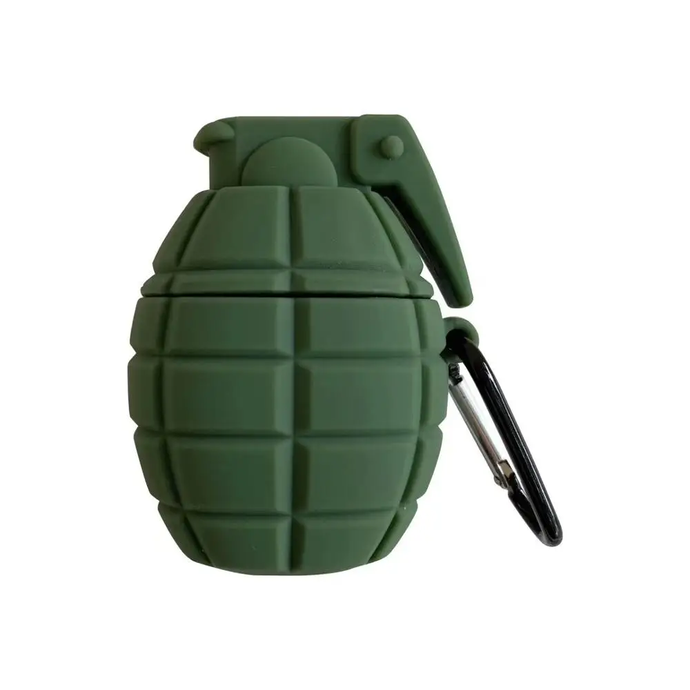 

Mini Soft Anti-fall Simulation Grenades Silicone Case For Apple Airpods Shockproof Cove Earphone Cases Air Pods Protector Case