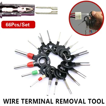 

2020 New 66Pcs Car Terminal Removal Tool Wire Plug Connector Extractor Puller Release Pin Extractor Kit For CarPlug Repair Tool