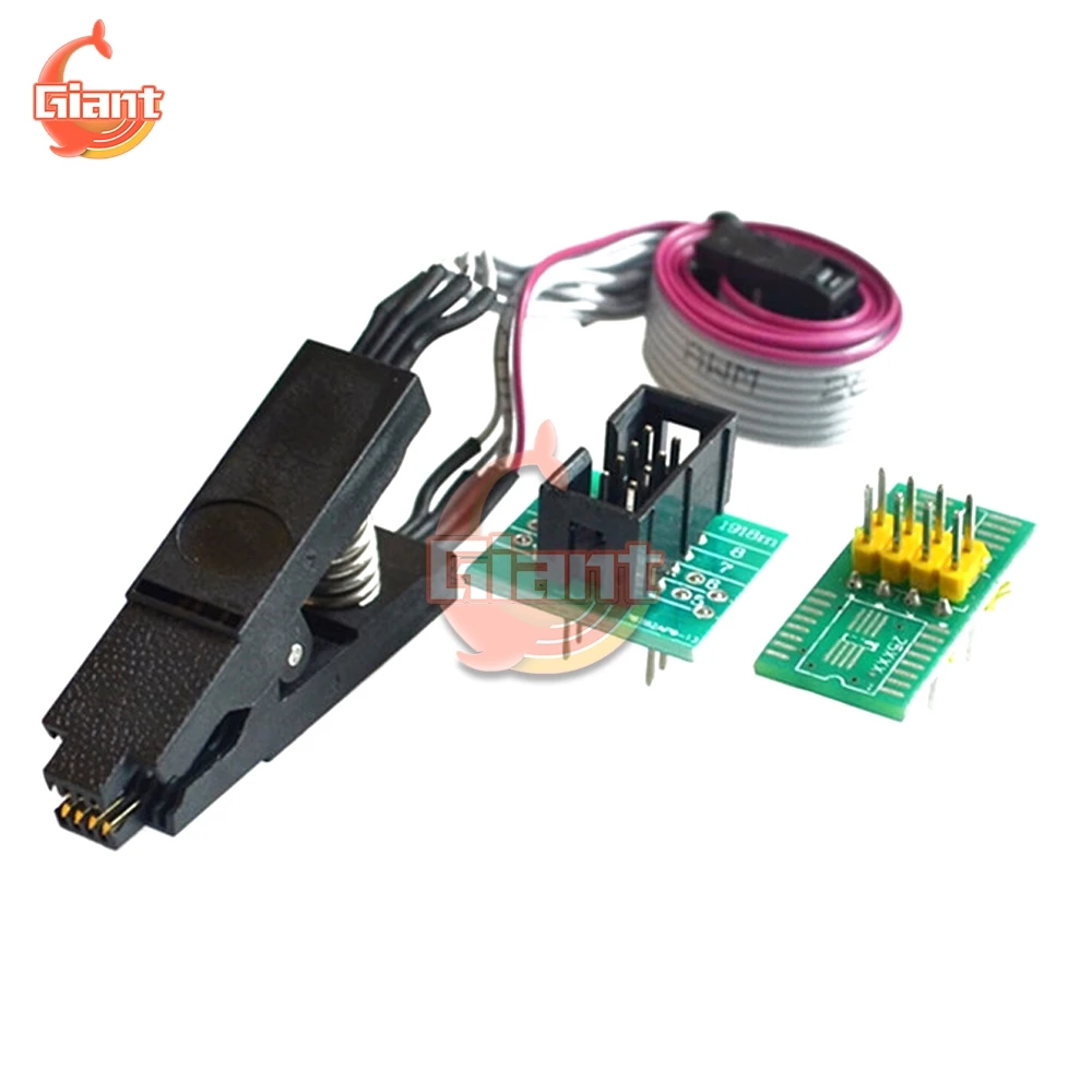 Programmer Testing Clip SOP8 SOP SOIC 8 SOIC8 DIP8 DIP 8 Pin Test Clip For EEPROM 93CXX / 25CXX in-circuit Programming Adapters