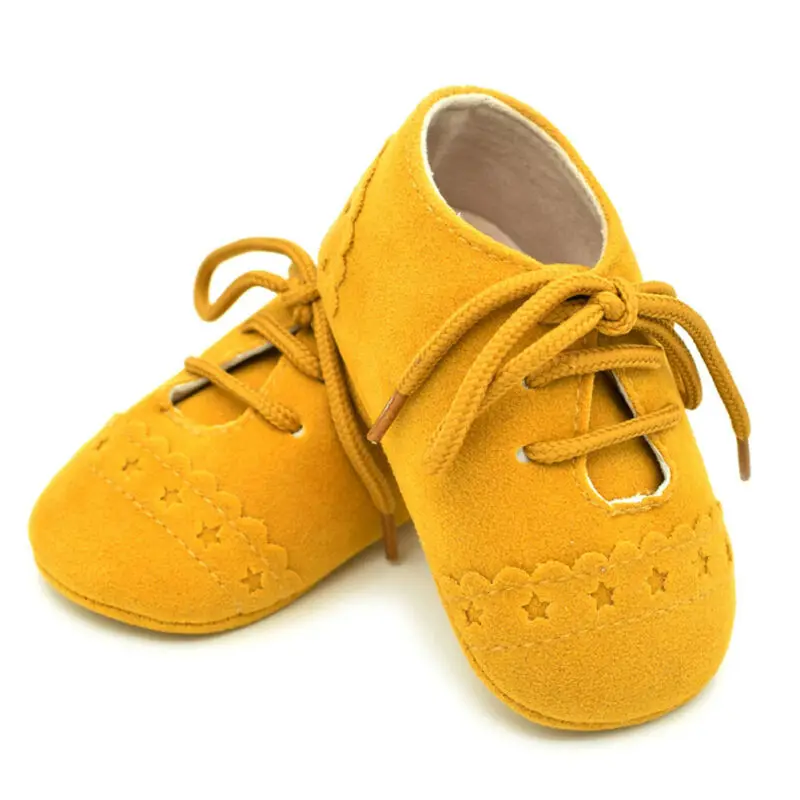 Детская обувь унисекс; хлопковая обувь для маленьких девочек; обувь с перекрестной шнуровкой для маленьких мальчиков; обувь для первых прогулок; цвет желтый, коричневый, фиолетовый; мягкая нескользящая обувь для малышей