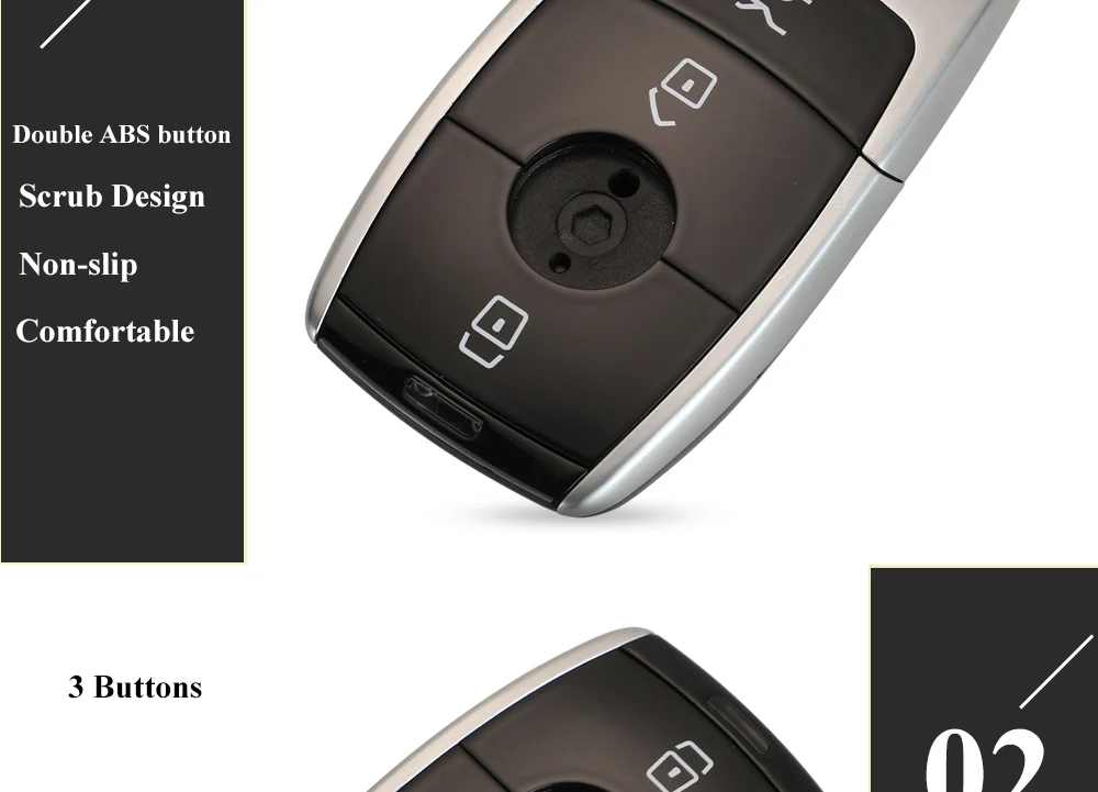 Keyforkess Cassa Chiave Dell'automobile Borsette Per Mercedes Benz 2017 E Classe E E43 E300 E400 W213 2018 Classe S Car Styling cover di ricambio - Hcfcd939755b74a938ffe9758c3903ad0r