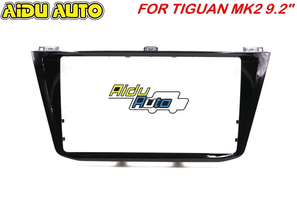 Для VW Tiguan MK2 MIB 9,2 дюймов пианино черный радио медиа блок пластины декоративная рамка