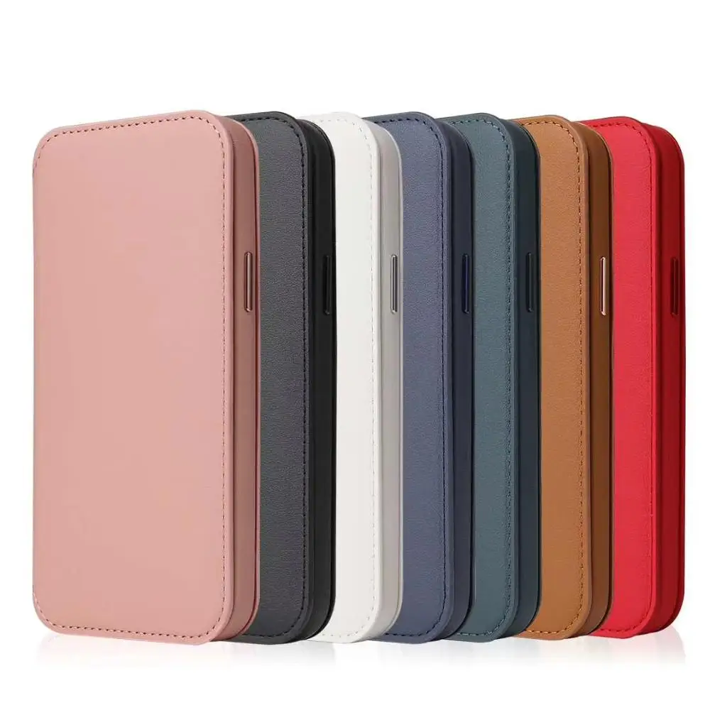 Роскошный кожаный флип-чехол для Apple iPhone 12 Mini Pro Max чехол с отделением карт