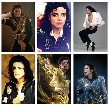 

5D DIY Diamond Painting Michael Jackson Full Square Diamond Embroidery Icons Picture Of Rhinestone Portrait Diamond Mosaic Arts