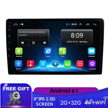 

9'' /10.1'' IPS Android 8.1 Universal 2 Din Car radio GPS Navi Ca Multimedia Player Wifi Auto Stereo Audio Video DVD Player