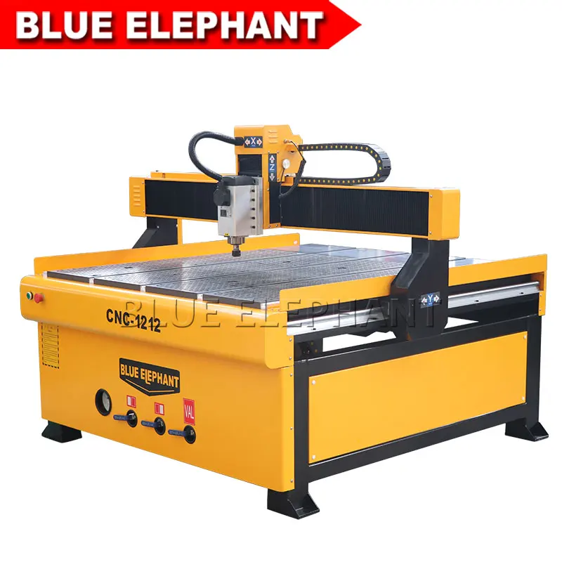 

1212 advertising cnc router engraving 3 axis Simple to use high quality air cooling spindle metal machine for Acylic