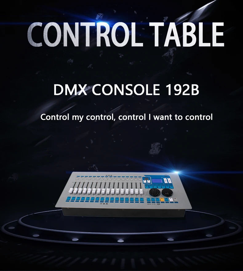 Djworld 192b DMX консоль DMX512 DJ контроллер сценический эффект осветительное профессиональное оборудование для светодиодный Par движущийся головной свет COB