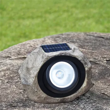 

Garden light Solar Simulation Stone Light Garden Light Outdoor Outdoor Garden Lawn Decoration Spotlight #4S26