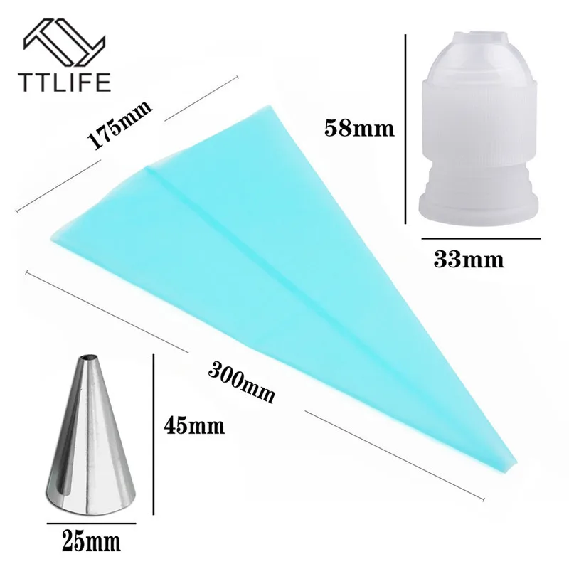 8 шт./компл. силиконовые формы насадки для глазировки кондитерский мешок
