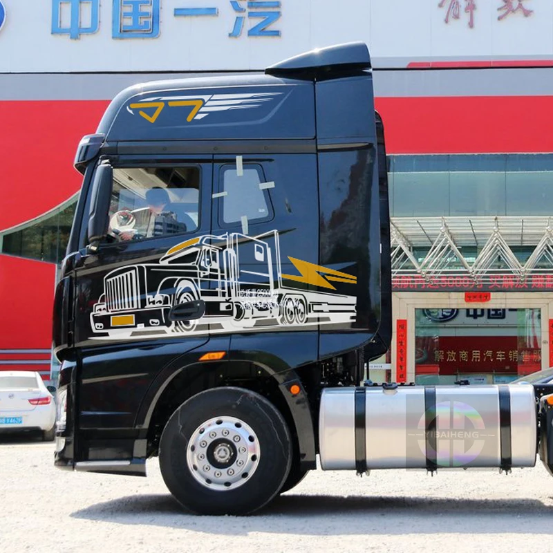 

Car stickers large truck tractors large truck front decorations fashion customized professional decal accessories