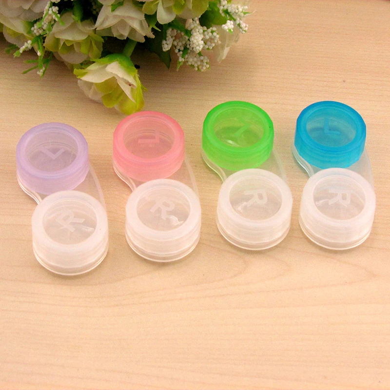 Lymouko 3pcs/lot Convenient Travel Contact Lens Case For Eyes Care