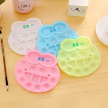 Little Frog Small Palette Children Early Childhood Handmade DIY Color Palette Graffiti Painted Color Pigment Paint Tray