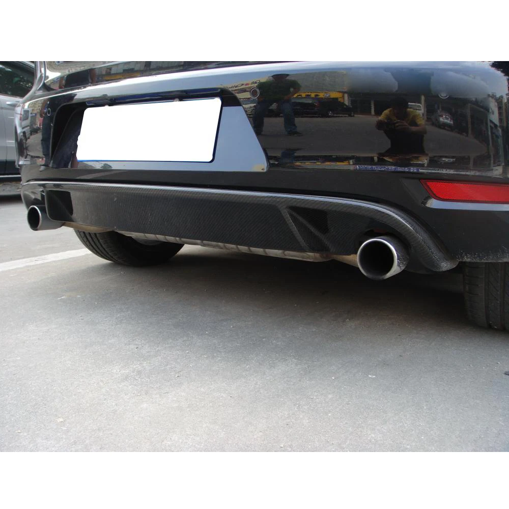 Диффузор для заднего бампера из углеродного волокна спойлер Volkswagen VW Golf 6 VI MK6 GTI 2010