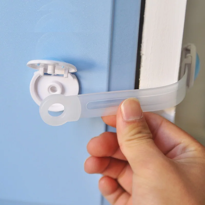 baby's multi-functional safety lock Extended smiling face cabinet door, refrigerator drawer lock, children's anti opening door