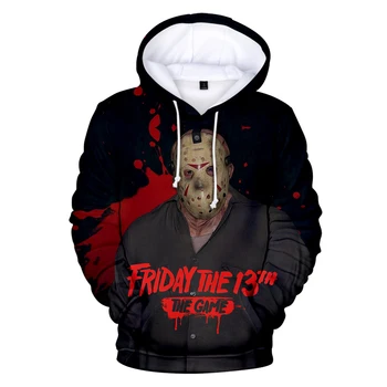 

Friday the 13th The 3D Hoodies Men Women Hot Game Fall/Winte Fashion Casual 3D Hoodie Friday the 13th The Mens Sweatshirt Top