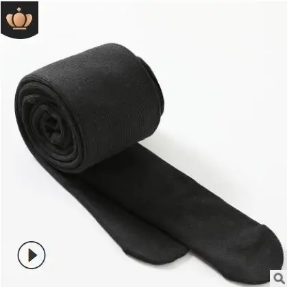 Горячая Распродажа теплые леггинсы для девушек женские зимние теплые обтягивающие леггинсы Стрейчевые трикотажные плотные штаны черные серые штаны - Цвет: Plus velvet11