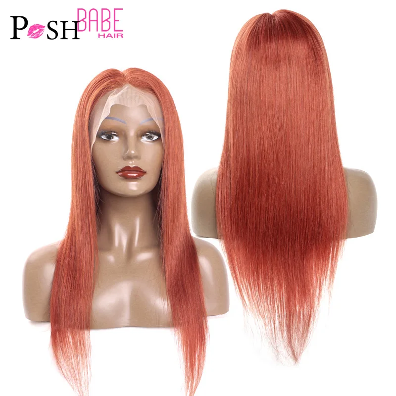 

Orange Wig 26 inch Brazilian Remy Straight 99J Burgundy Lace Front Wig Pre Plucked Transparent Purple Human Hair Wigs with Bangs