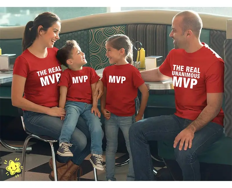 MVP/ г.; Новое поступление; модные одинаковые комплекты для семьи для мамы, папы, дочери и сына; футболка с короткими рукавами в консервативном стиле; топы
