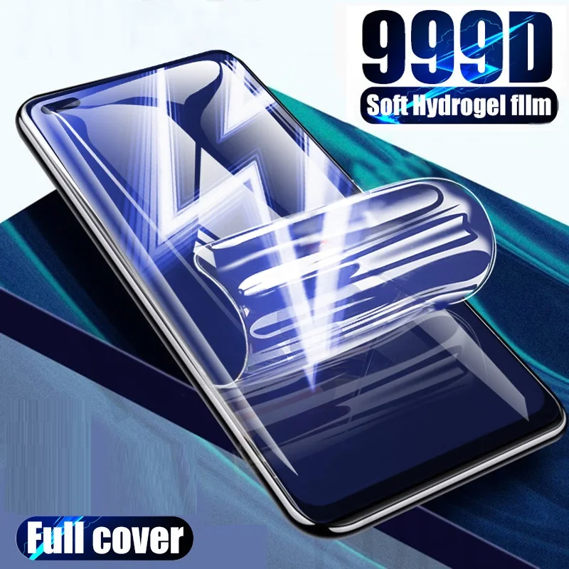 2Pcs Hydrogel Film For Realme GT NEO 2 8i 8 7 6 Pro Screen Protector On Narzo 30 X2 X50 X7 5 Pro XT C3 C11 C12 C15 V5 Not Glass mobile phone screen protector