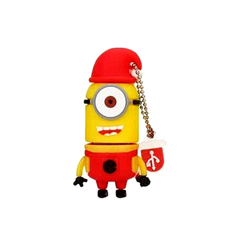 Мультяшные Желтые Миньоны серия USB флеш-накопитель 32 ГБ 16 ГБ флеш-накопитель 8 ГБ высокоскоростной флеш-накопитель 128 ГБ usb карта памяти 64 Гб милый подарок - Цвет: 6