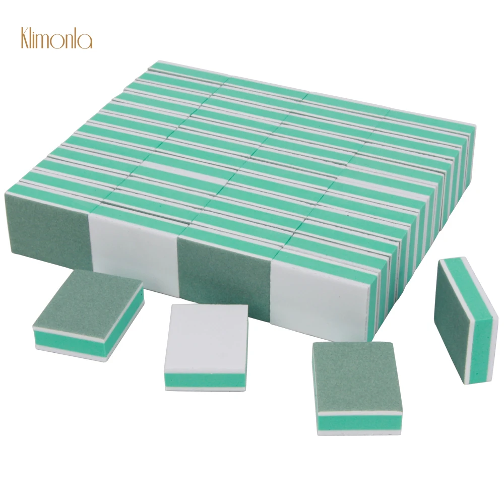 50Pcs Nail Sponge Sanding Block Professional Buffer 400/3000 Grit Pedicure Manicure Small Files Fingernail Buffing Tool | Красота и