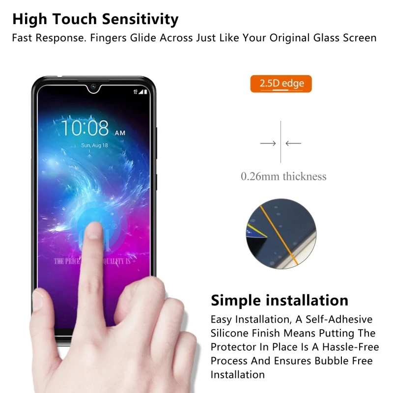 2 шт закаленное стекло для zte BLADE A5 защита экрана 2.5D 9H Премиум Закаленное стекло для zte BLADE A5 защитная пленка