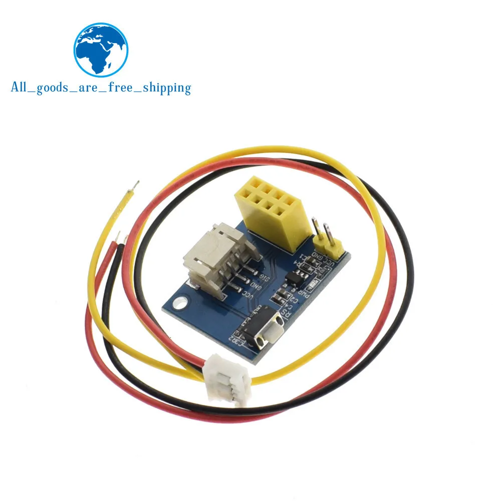 TZT ESP8266 ESP-01 ESP-01S RGB светодиодный модуль контроллера для Arduino IDE WS2812 светильник кольцо умный электронный DIY