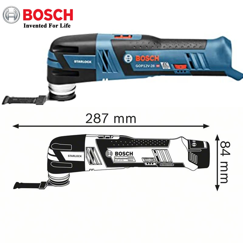 Bosch 06018B5006 - Outil multifonction sans fil GOP 12V-28