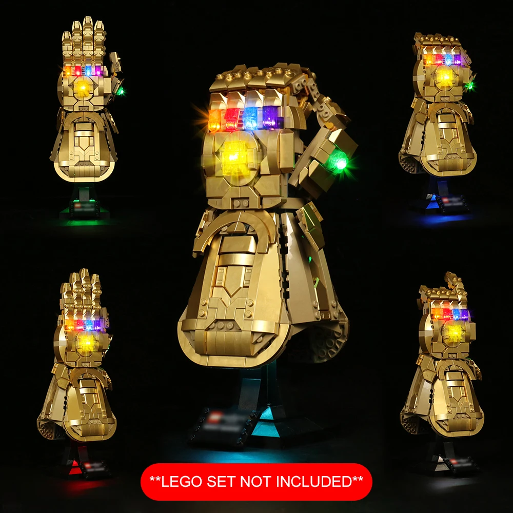 BrickBling Led Light Kit For 76191 Infinity Gauntlet Collectible Model Toy (Only No Building Blocks) | Игрушки и хобби