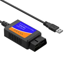 ELM327 V1.5 Пластик OBDII/EOBD сканер шины CAN без FT232RL чип