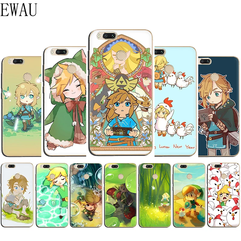 Силиконовый чехол для телефона EWAU The legend of zelda Xiaomi 6 8 9 SE A1 A2 Lite Mix 2S Max 3 F1 A3 9T Pro CC9e Note