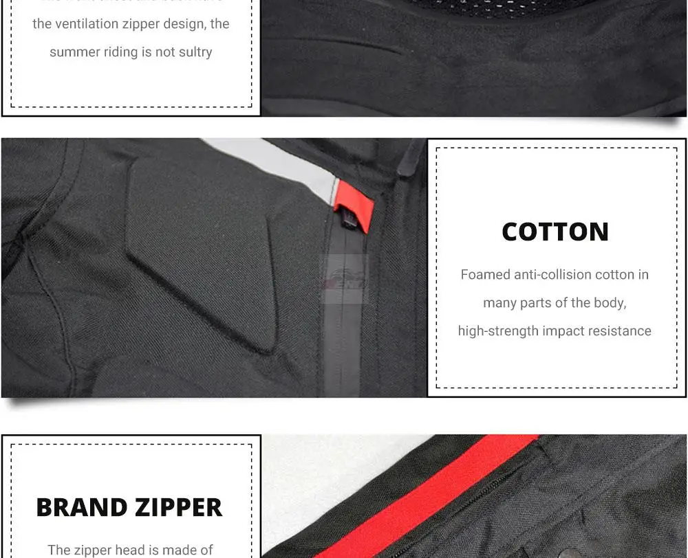 Waterproof Motorcycle Jacket Pants Off-Road Racing Motocross Riding Jacket Suit Men Windproof Touring Moto Protective Suit