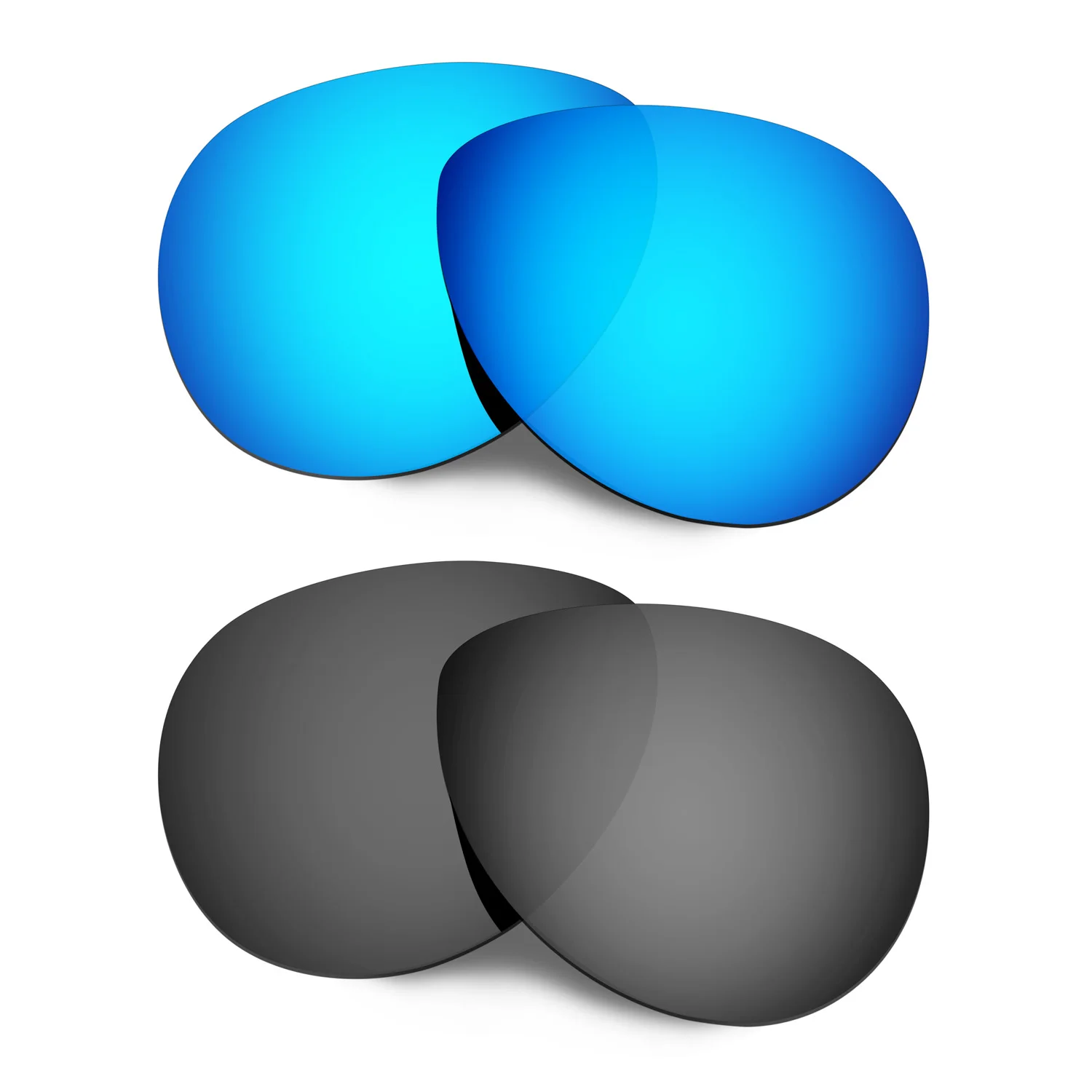 

HKUCO Polarized Replacement Lenses For Feedback Sunglasses Blue/Black 2 Pairs
